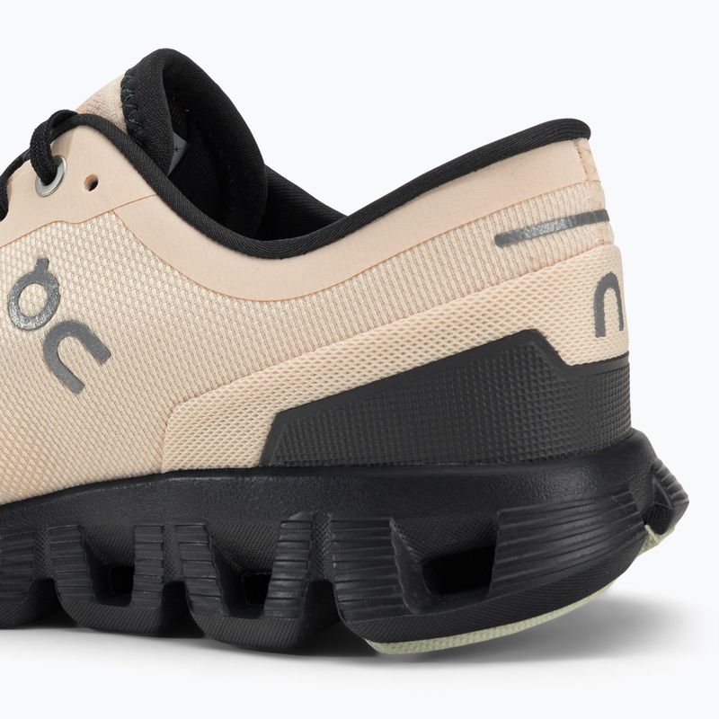 Women's running shoes On Cloud X 3 beige 6098694 13