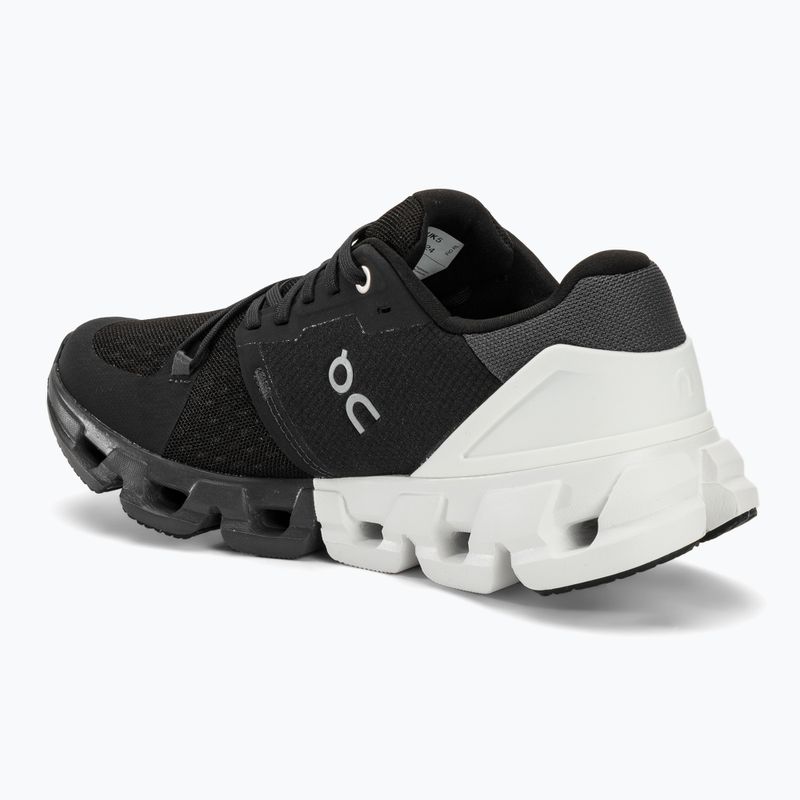Women's On Cloudflyer 4 black/white running shoes 3