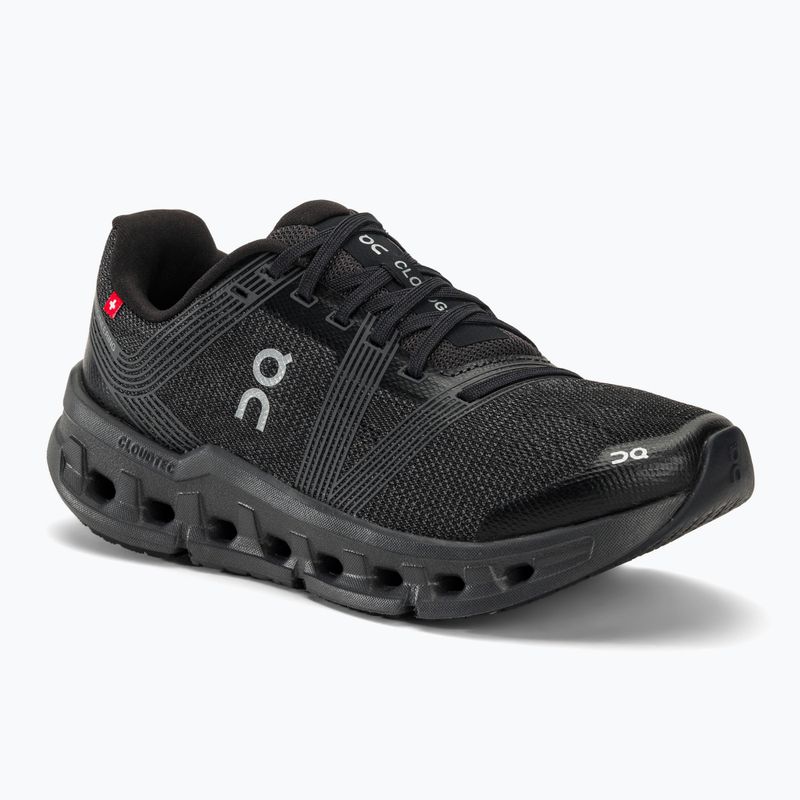 Women's On Running Cloudgo black/eclipse running shoes