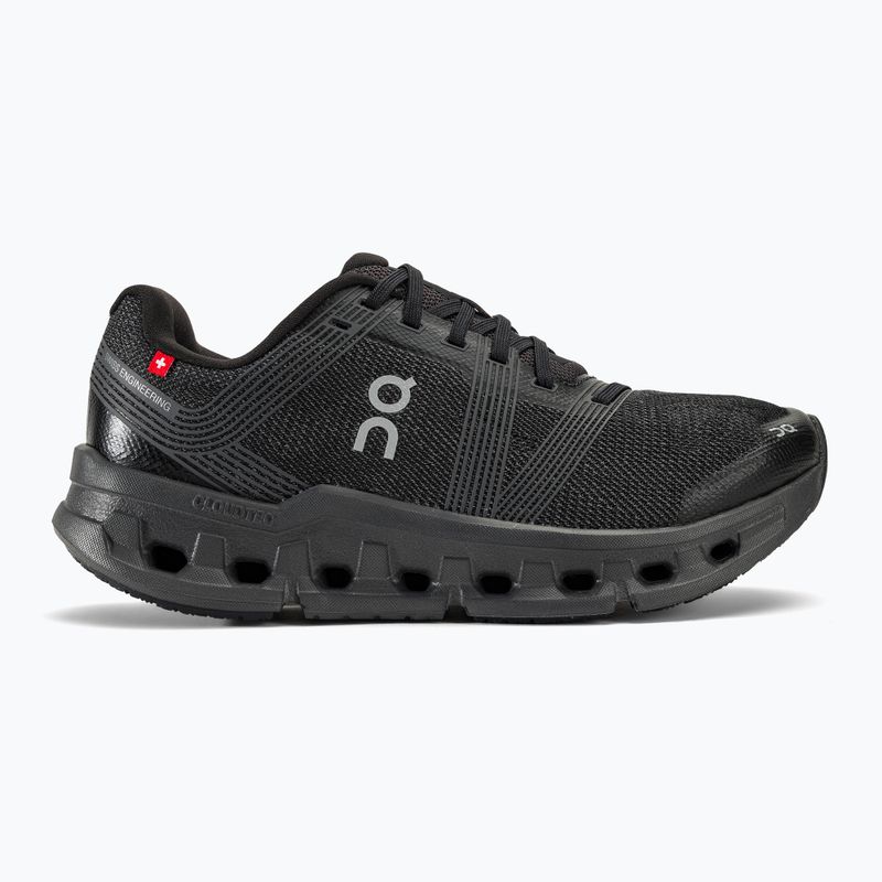 Women's On Cloudgo black/eclipse running shoes 2