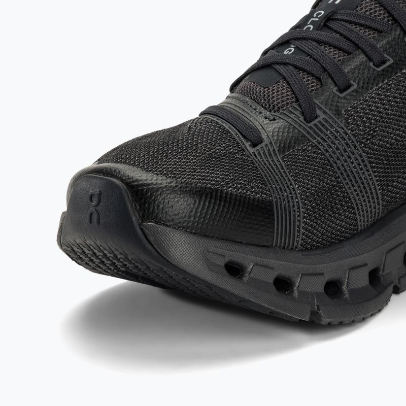 Women's On Cloudgo black/eclipse running shoes 7