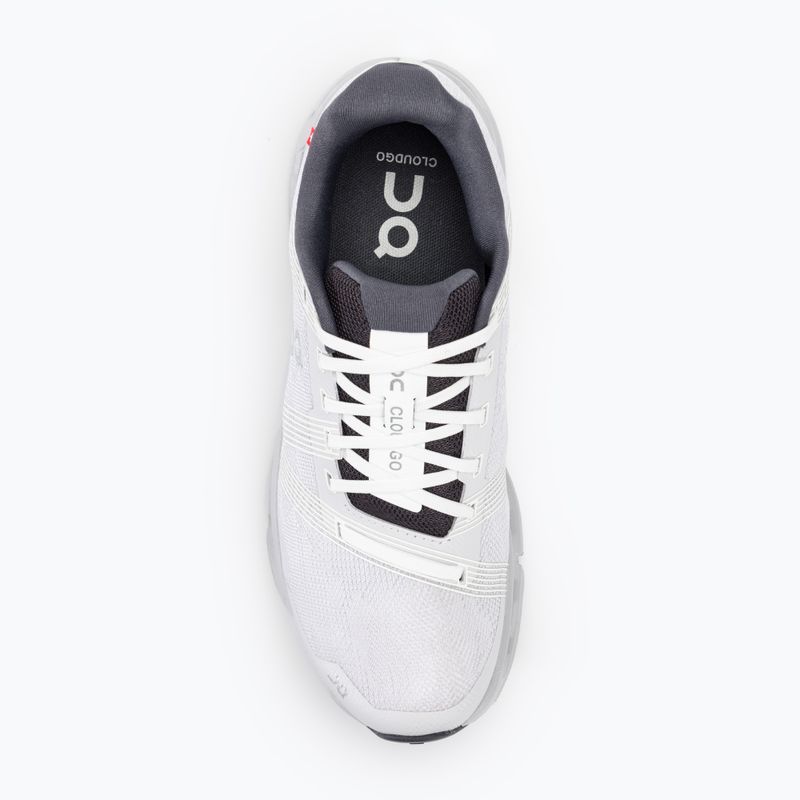 Women's On Cloudgo white/glacier running shoes 5