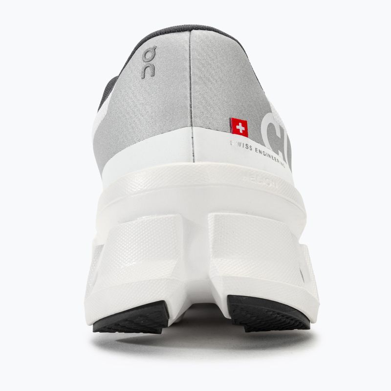 Women's On Cloudmonster allwhite running shoes 6