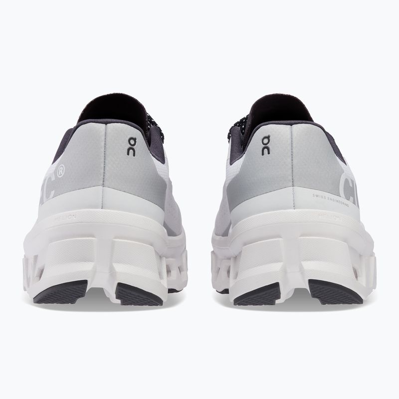 Women's On Cloudmonster allwhite running shoes 11