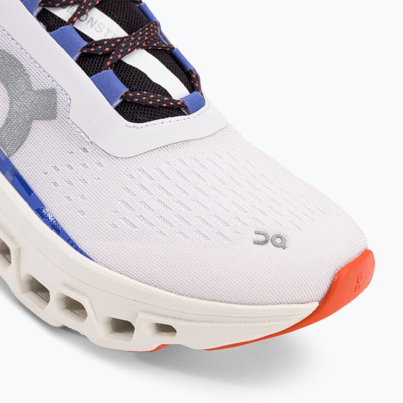 Women's running shoes On Cloudmonster white and blue 6198648 9
