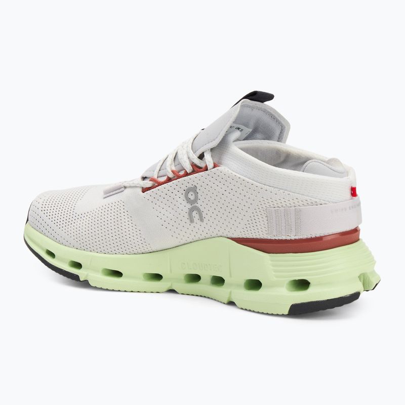 Women's running shoes On Cloudnova white/limelight 3
