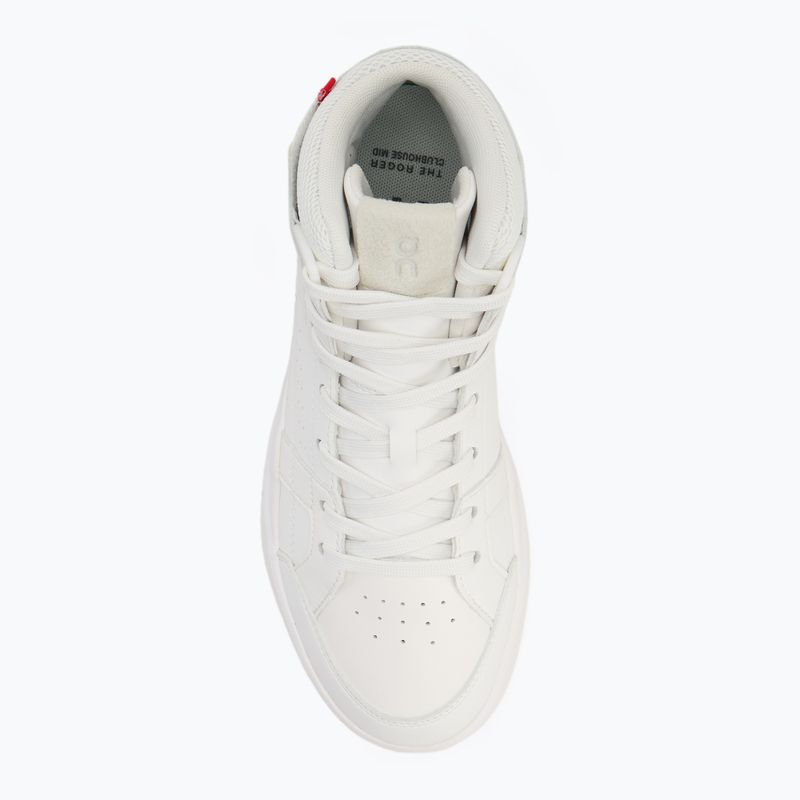 Women's shoes On Running The Roger Clubhouse Mid allwhite 5