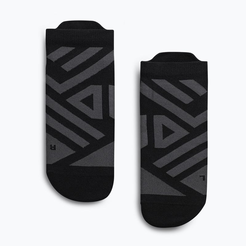 Women's On Running Performance Low black/shadow running socks