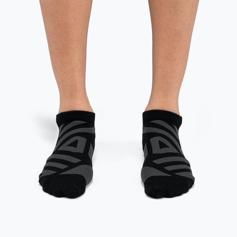 Women's On Performance Low black/shadow running socks 3
