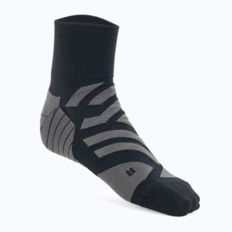 Men's On Performance Mid black/shadow running socks 3