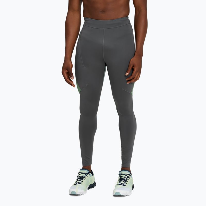 Men's running leggings On Running Performance shadow/ivy
