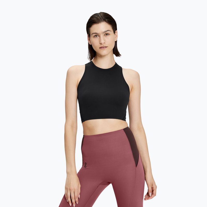 Women's On Running Movement Crop black T-shirt