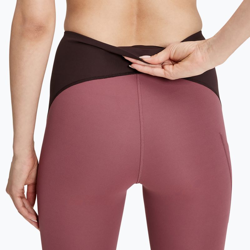 Women's On Movement 3/4 cherry/ox leggings 5