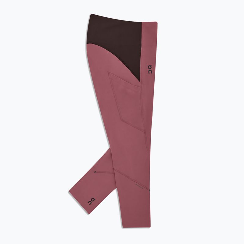 Women's On Movement 3/4 cherry/ox leggings 7