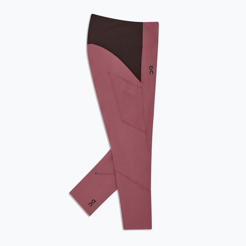 Women's On Running Movement 3/4 cherry/ox leggings 7