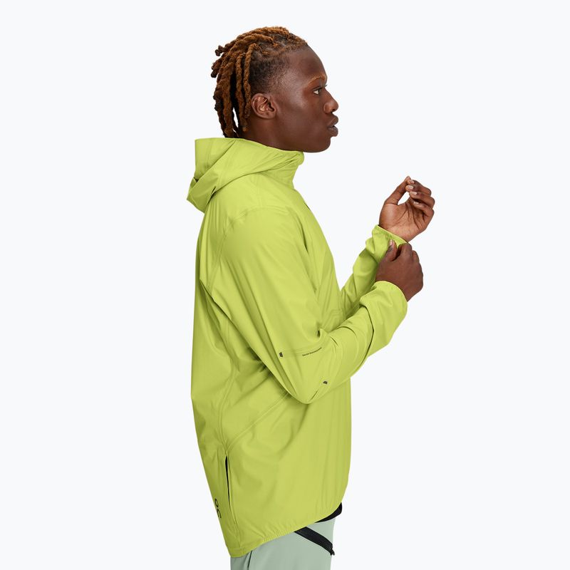 Men's running jacket On Waterproof Anorak zest 5