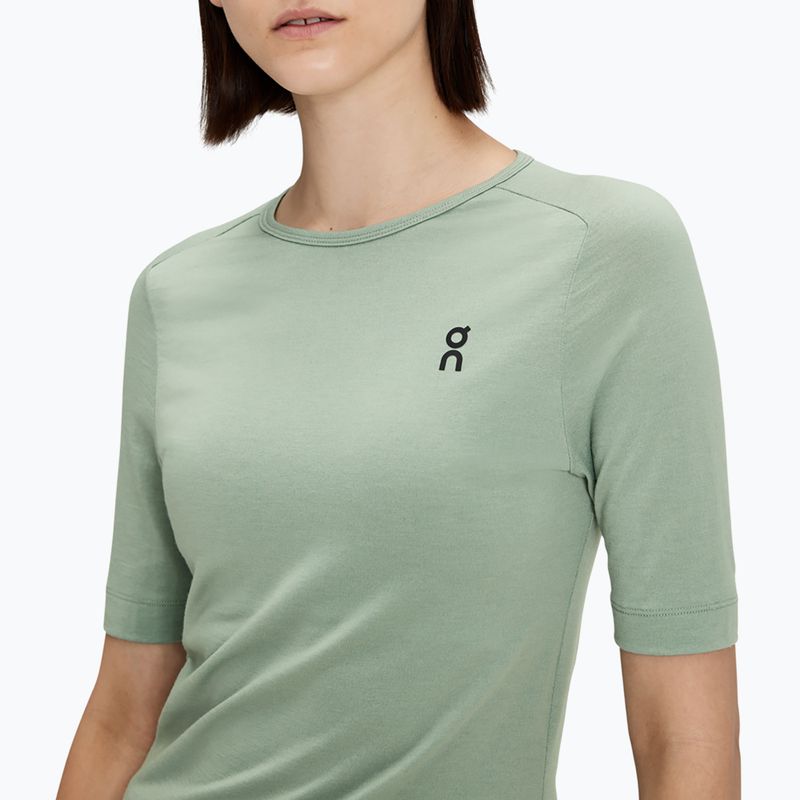 Women's On Merino-T moss T-shirt 4
