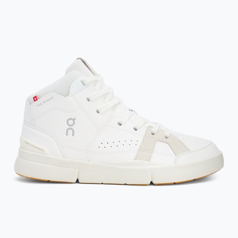 Women's shoes On Running The Roger Clubhouse Mid white/sand 2