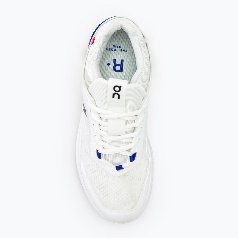 Women's On Running The Roger Spin undyed white/indigo shoes 6