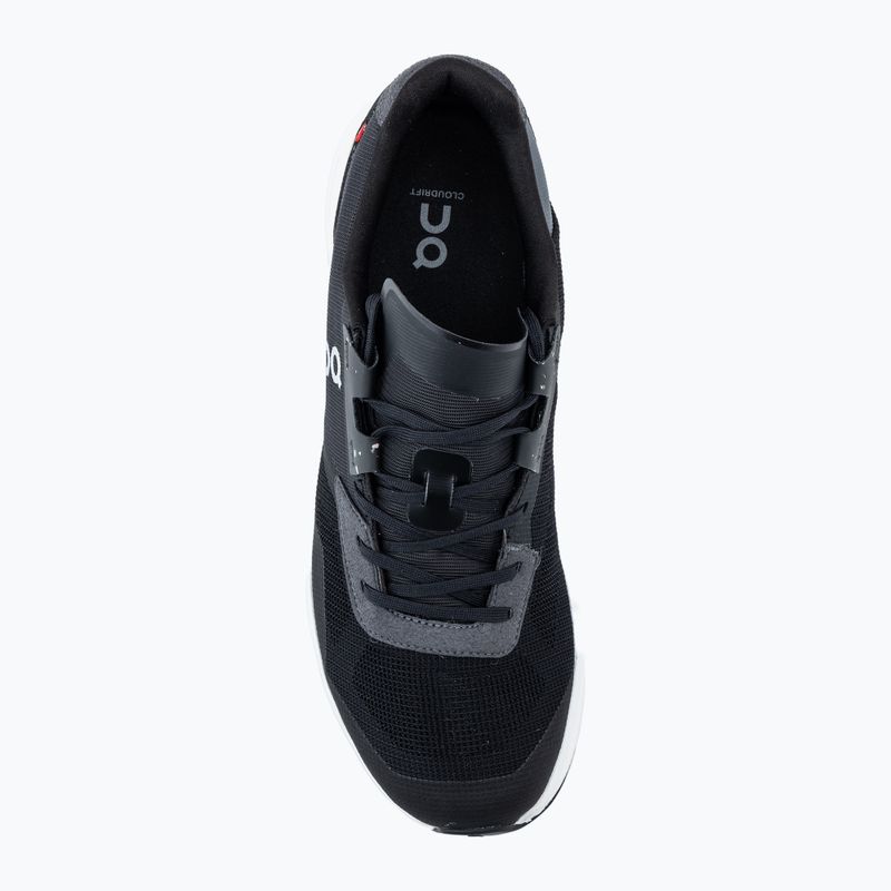 Women's On Cloudrift black/white shoes 5