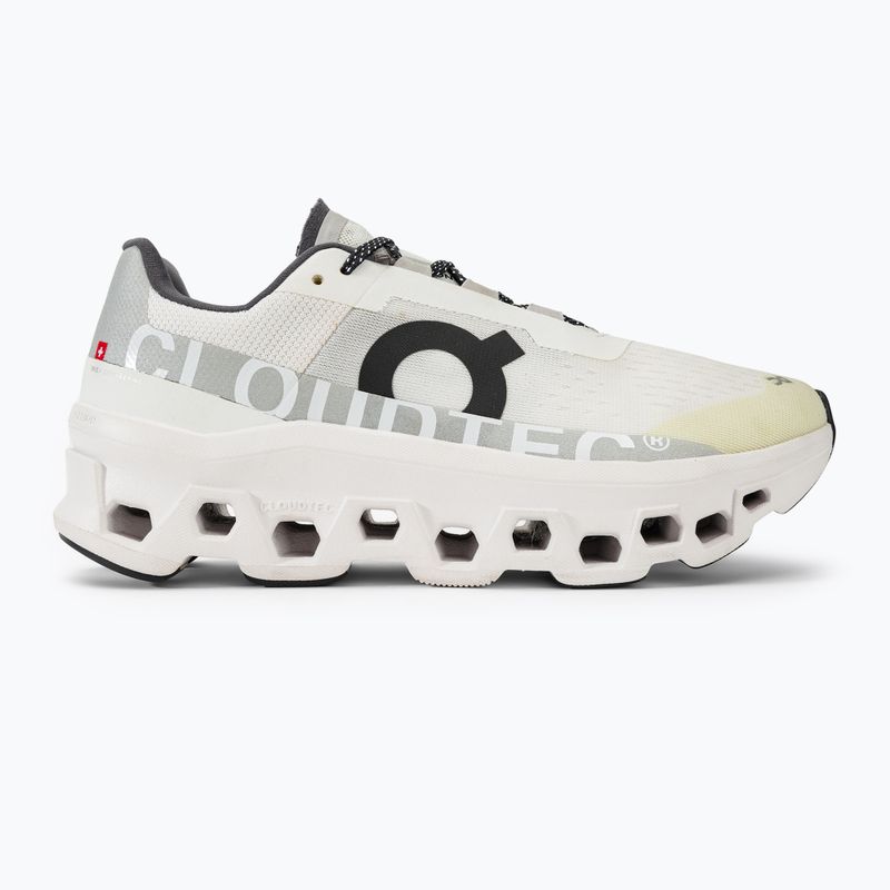 Men's On Cloudmonster undyed-white/white running shoes 2