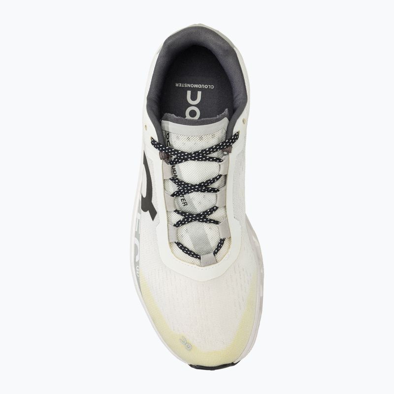 Men's On Cloudmonster undyed-white/white running shoes 5