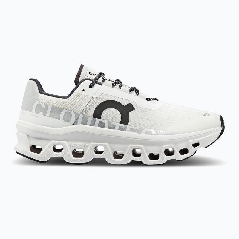 Men's On Cloudmonster undyed-white/white running shoes 8