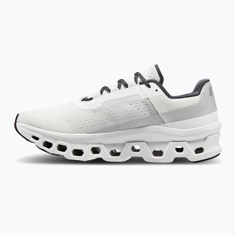 Men's On Cloudmonster undyed-white/white running shoes 9