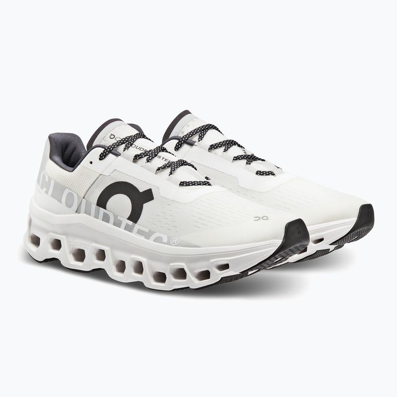 Men's On Cloudmonster undyed-white/white running shoes 10