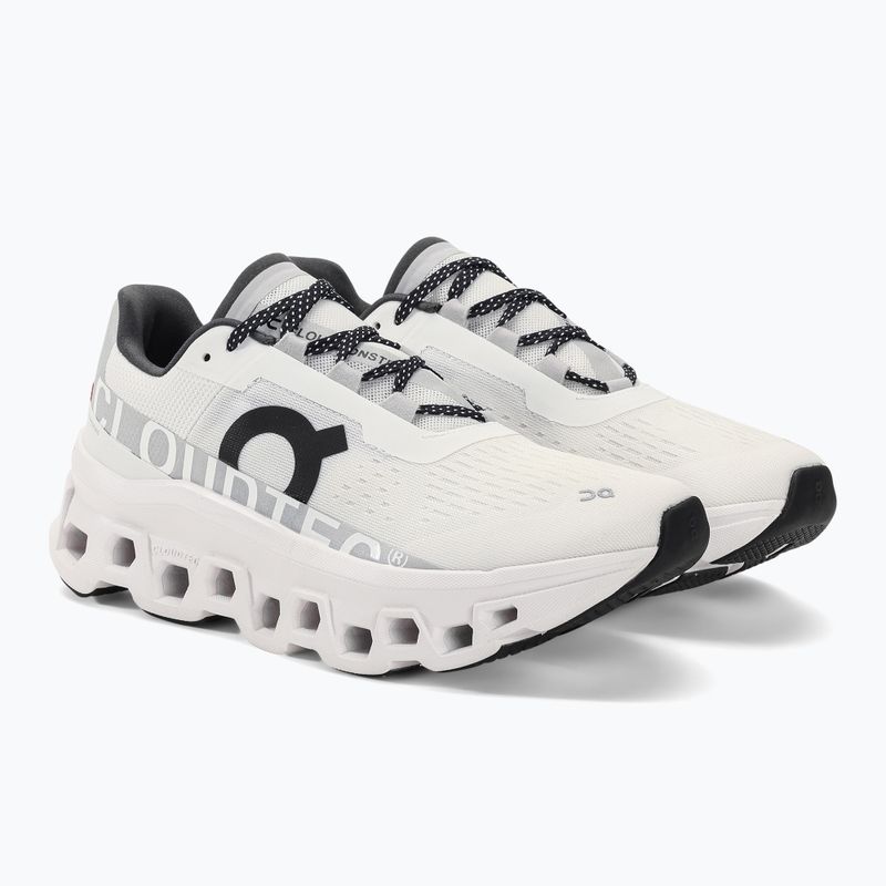 Women's running shoes On Cloudmonster undyed white/white 5