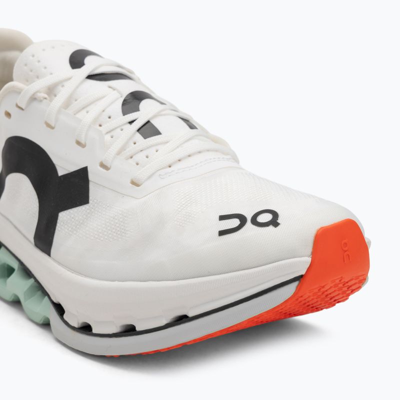 Women's On Running Cloudboom Echo white/mint running shoes 7