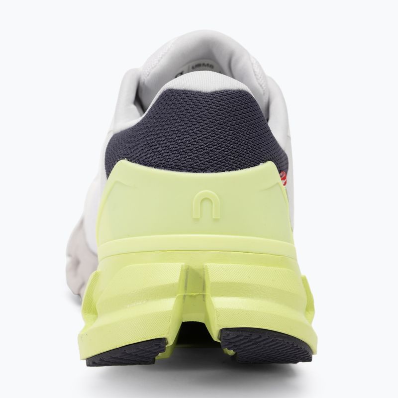 Men's On Cloudflyer 4 white/hay running shoes 6