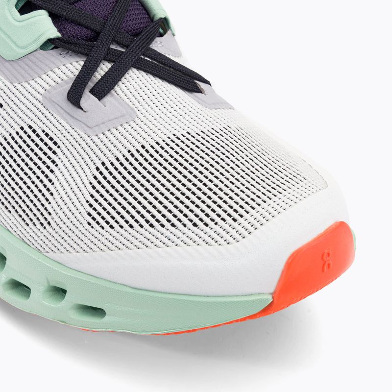 Women's running shoes On Cloudstratus undyeu-white/creek 9