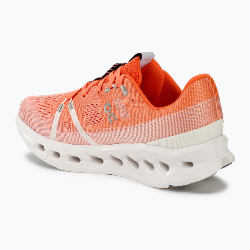Men's On Cloudsurfer flame/white running shoes 3