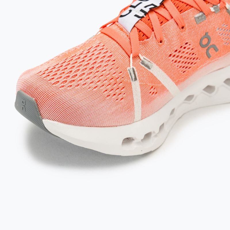 Men's On Cloudsurfer flame/white running shoes 7