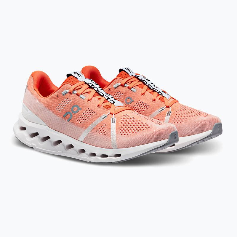 Men's On Cloudsurfer flame/white running shoes 8