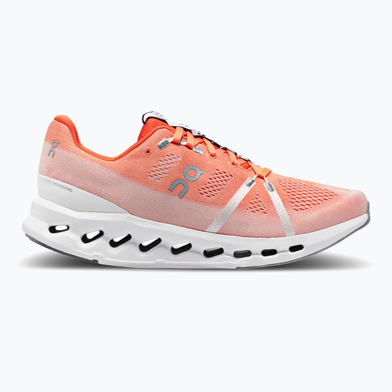 Men's On Cloudsurfer flame/white running shoes 9
