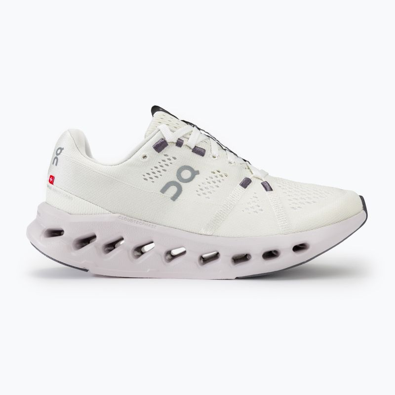 Women's On Running Cloudsurfer white/frost running shoes 2