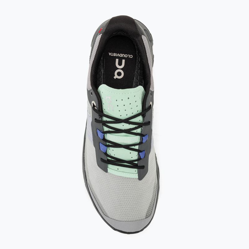Men's On Cloudvista alloy/black running shoes 5