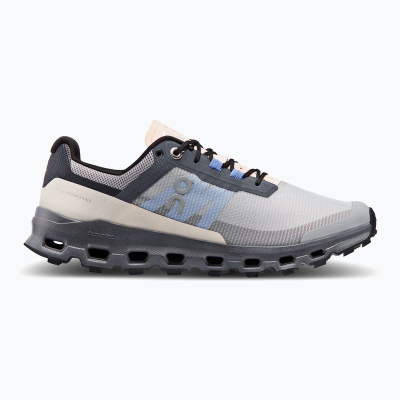 Women's On Cloudvista alloy/black running shoes 8