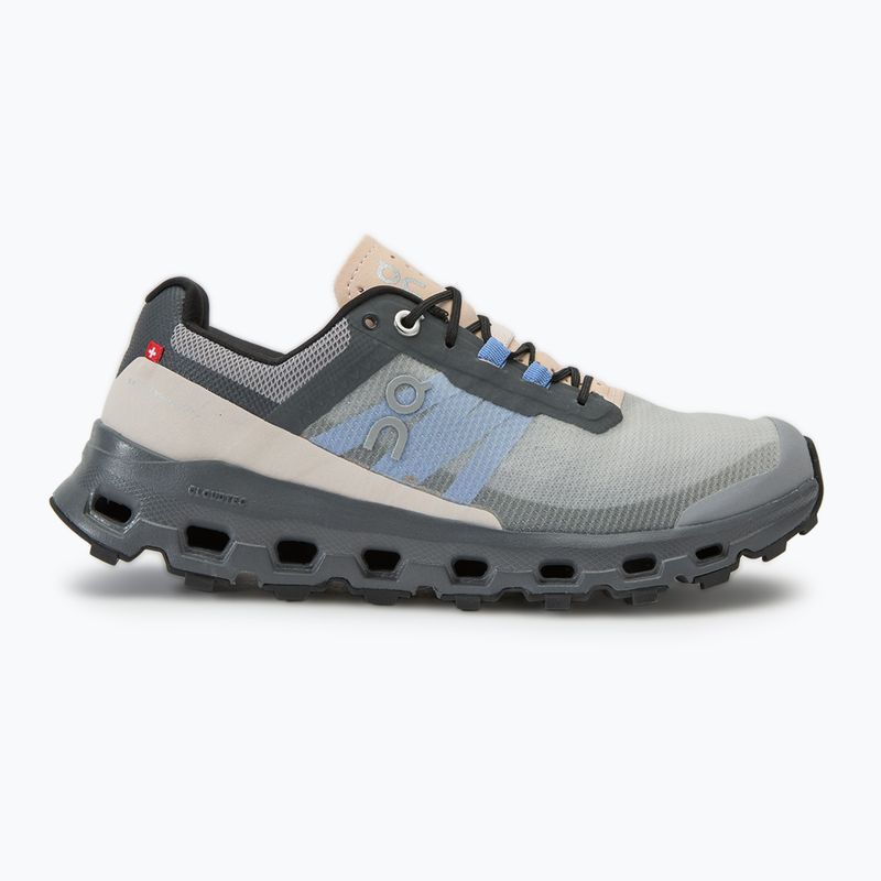 Women's On Cloudvista alloy/black running shoes 2