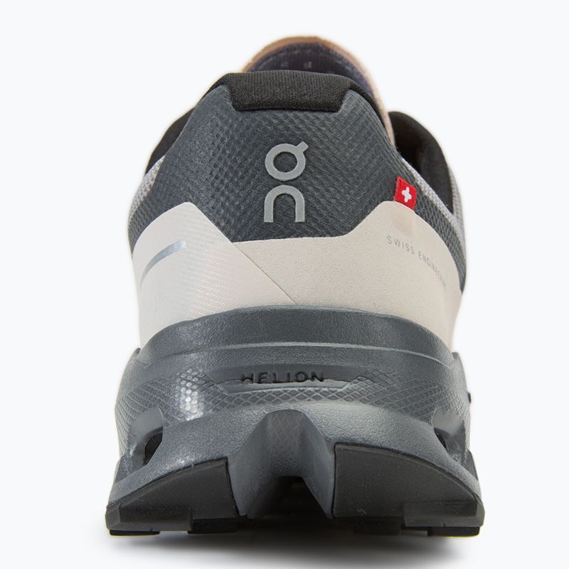 Women's On Cloudvista alloy/black running shoes 6