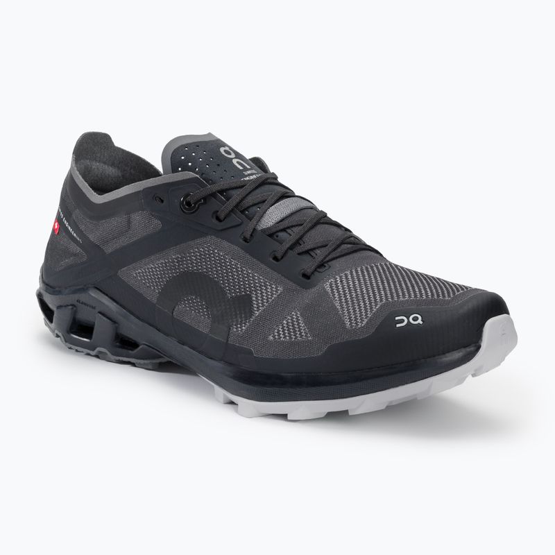 Men's On Running Cloudventure Peak 3 black/glacier running shoes