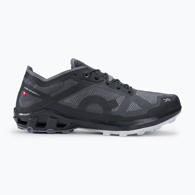 Men's On Running Cloudventure Peak 3 black/glacier running shoes 2