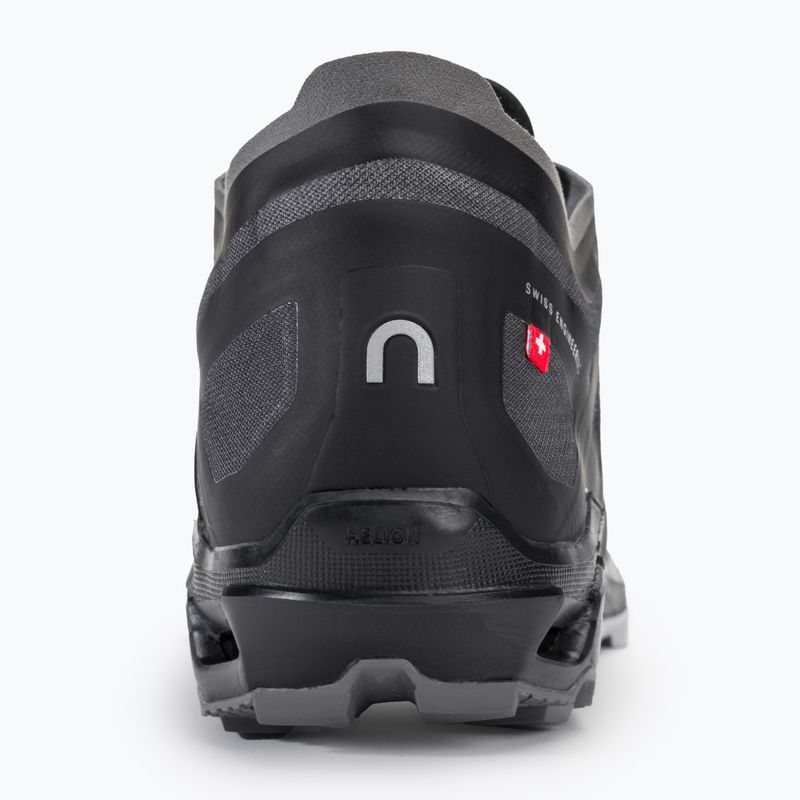 Men's On Running Cloudventure Peak 3 black/glacier running shoes 6