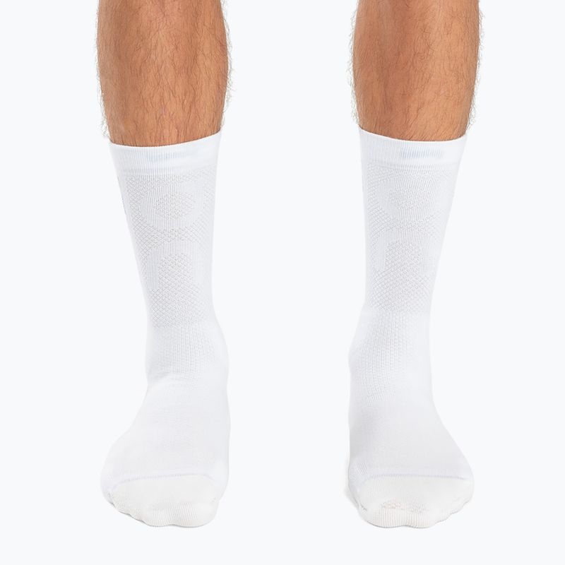 Men's On Tennis socks white/green 2