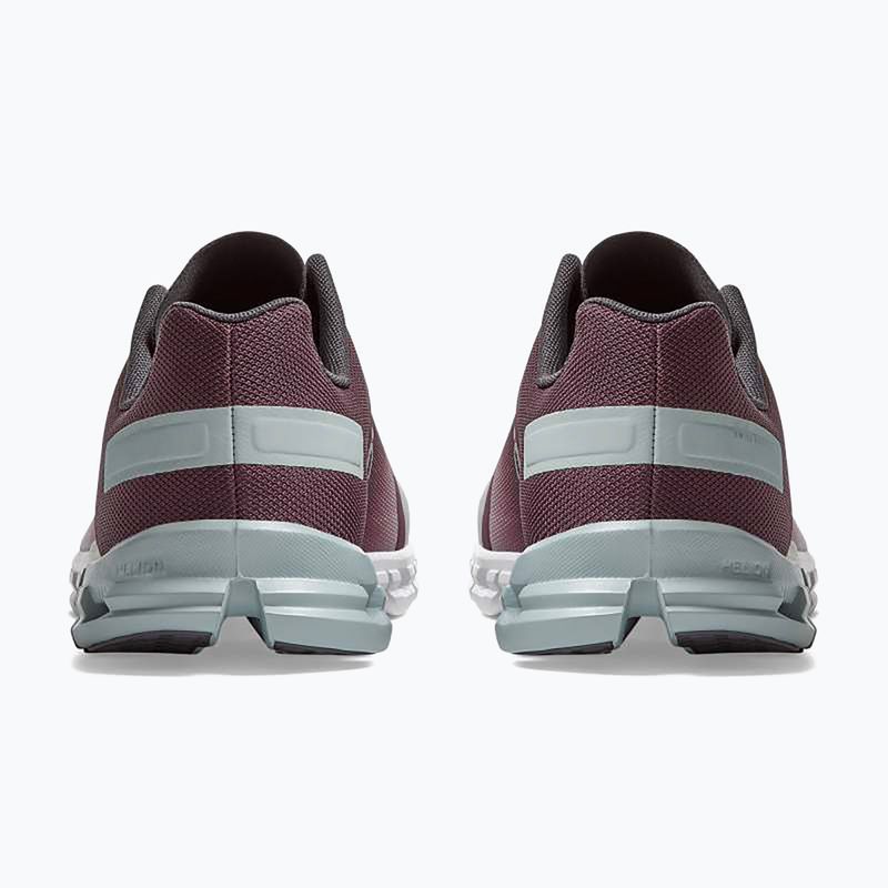 Women's running shoes On Cloudflow grey maroon 3599231 14