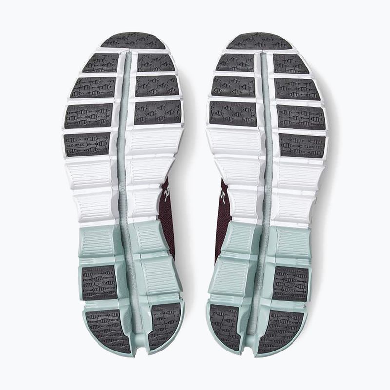Women's running shoes On Cloudflow grey maroon 3599231 16