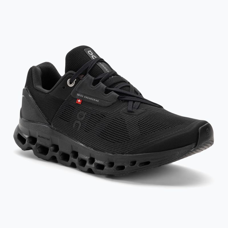 Women's running shoes On Cloudstratus black