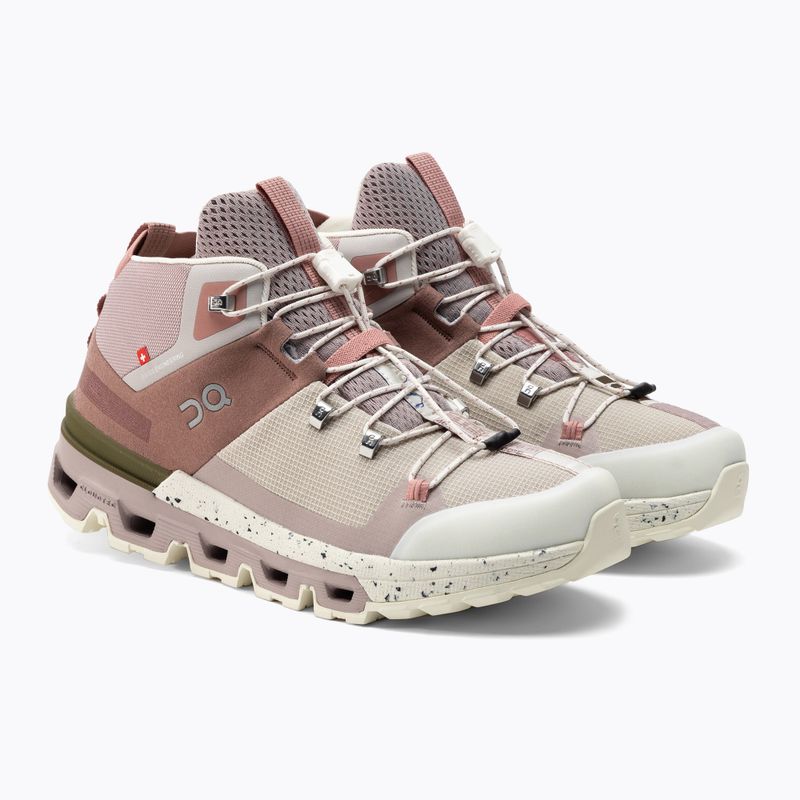 Women's trekking shoes On Cloudtrax beige 5399054 4